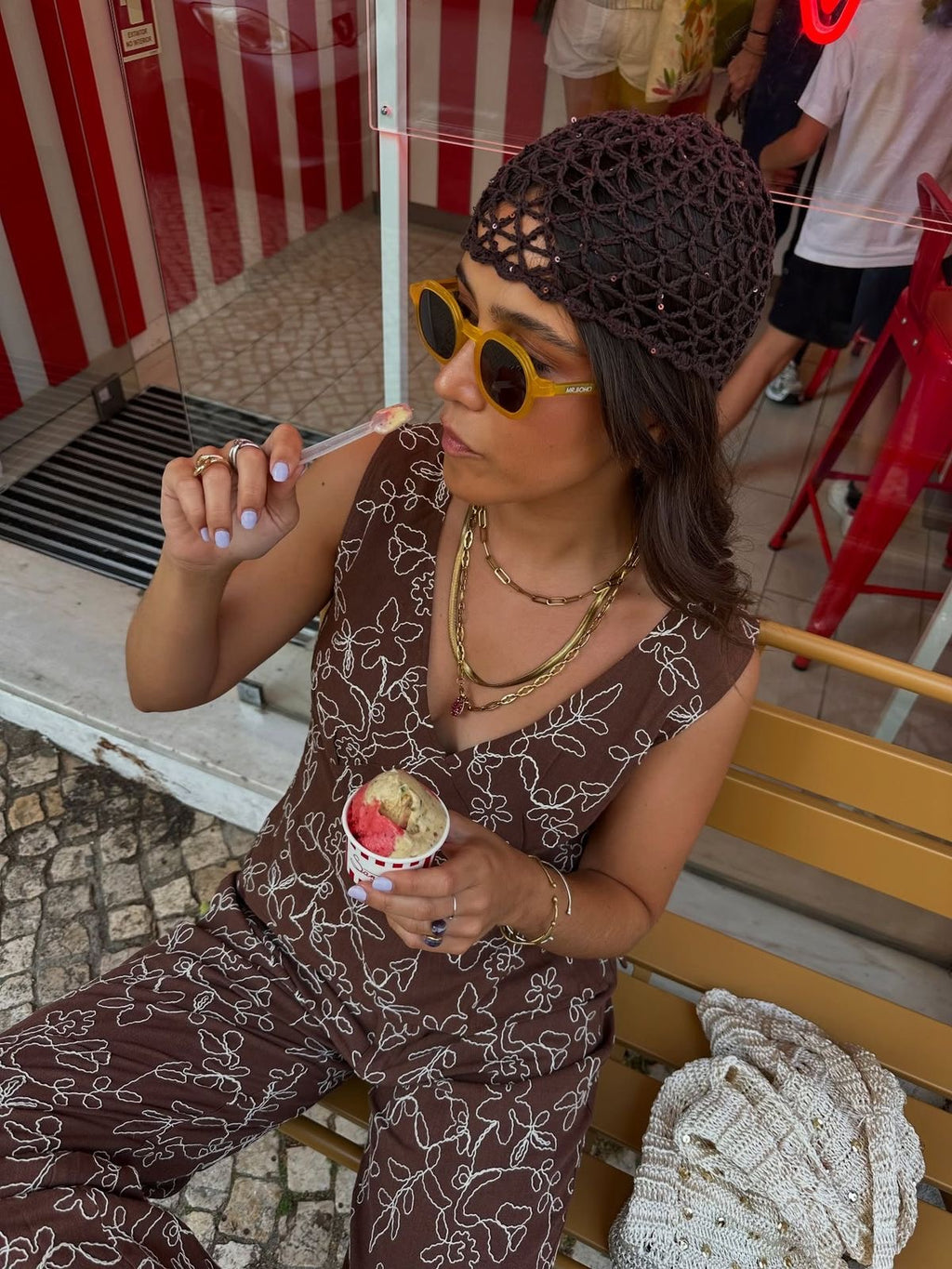 Mesh Cap - Lentejuelas