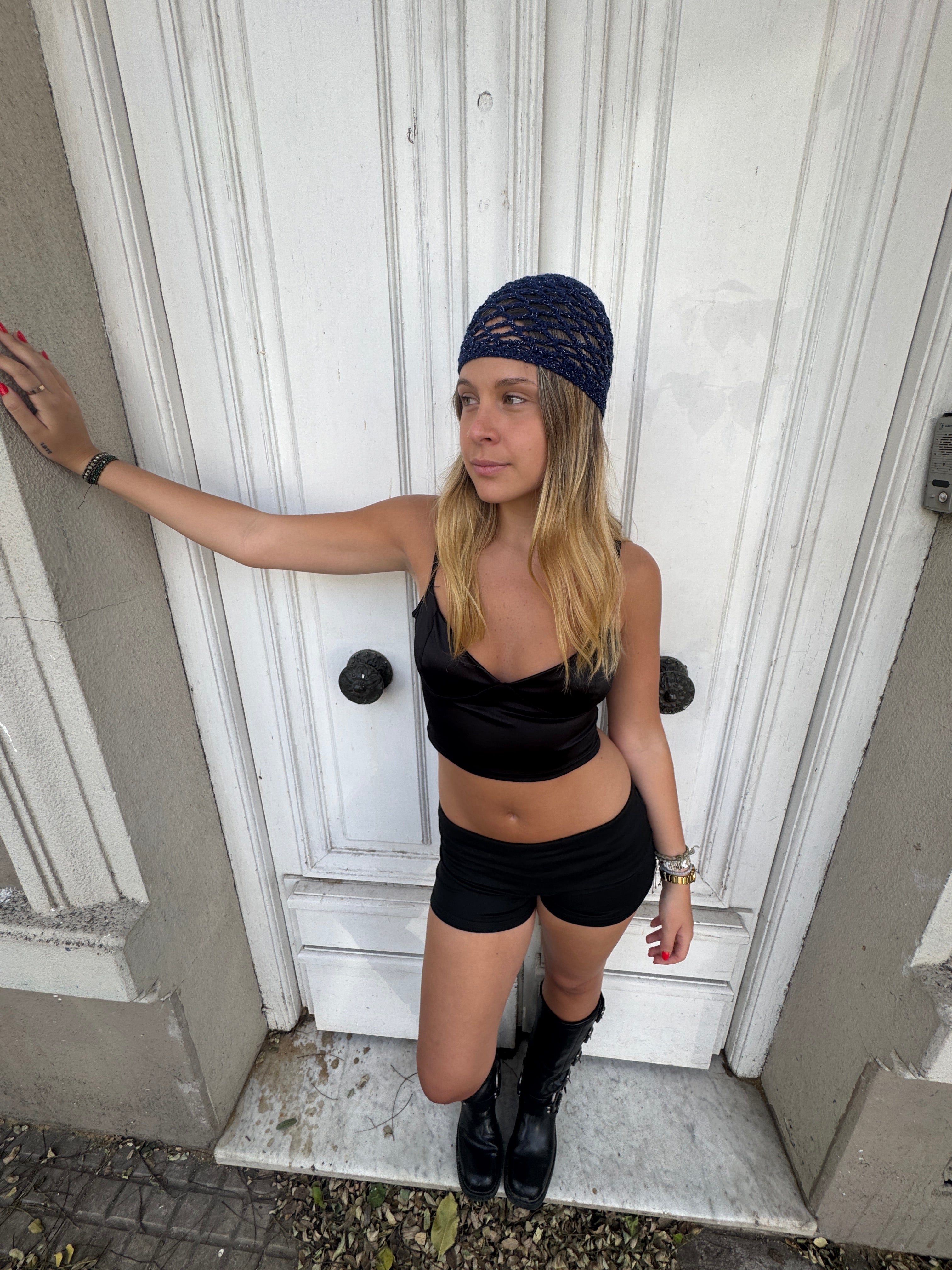 Mesh Cap - Hilo de brillos