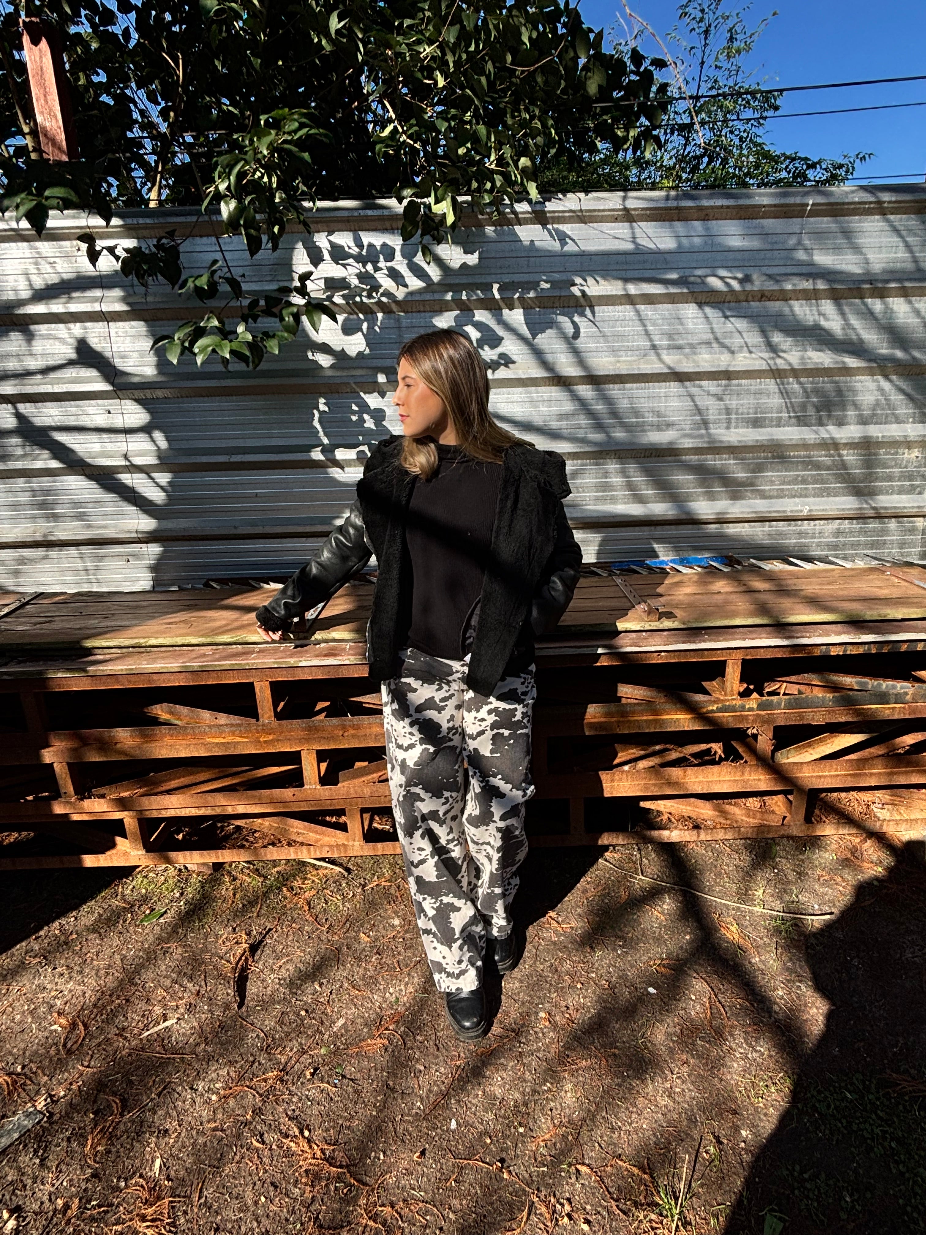 Pantalón Cow - Tiro Bajo