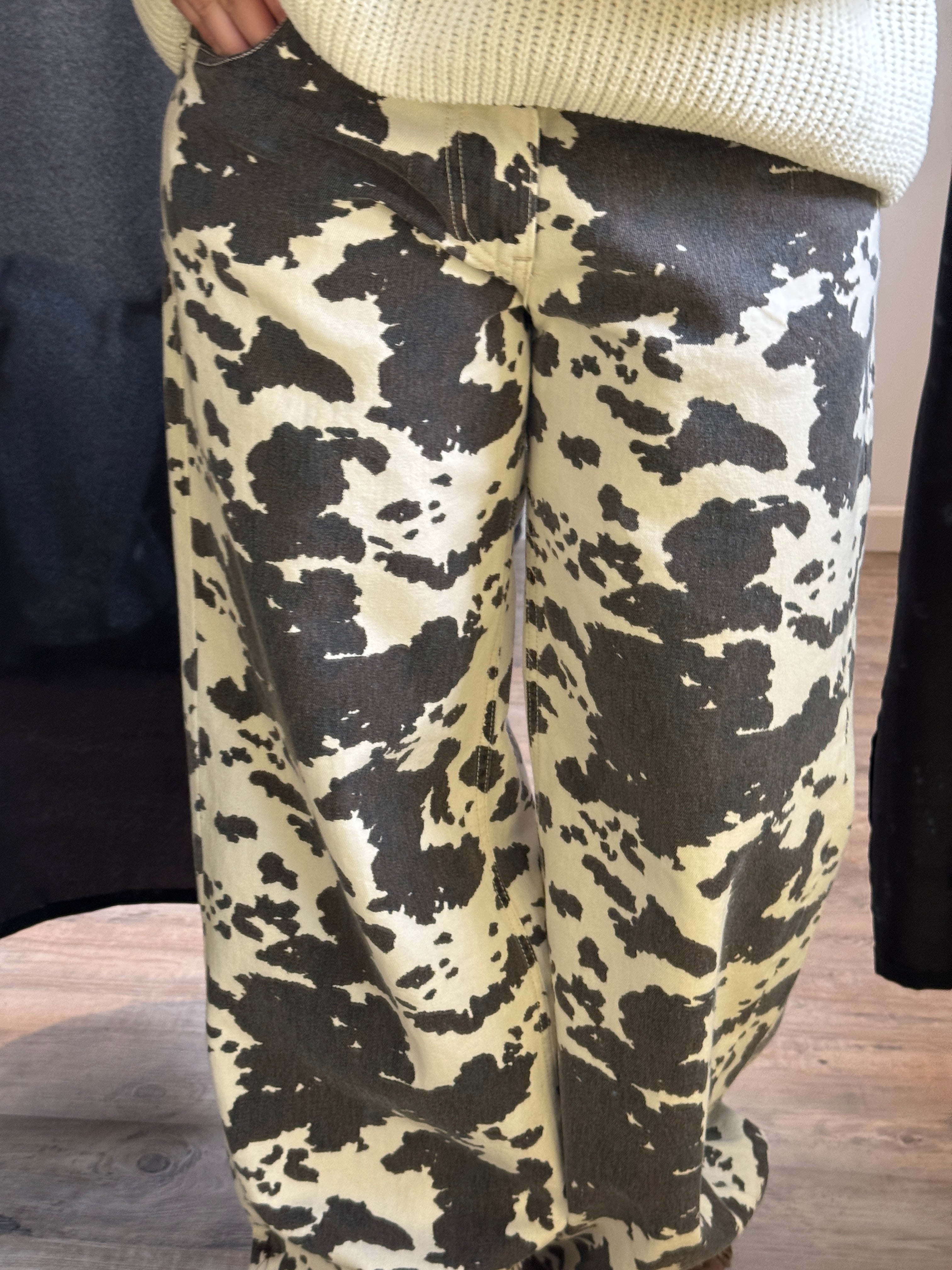 Pantalón Cow - Tiro Bajo