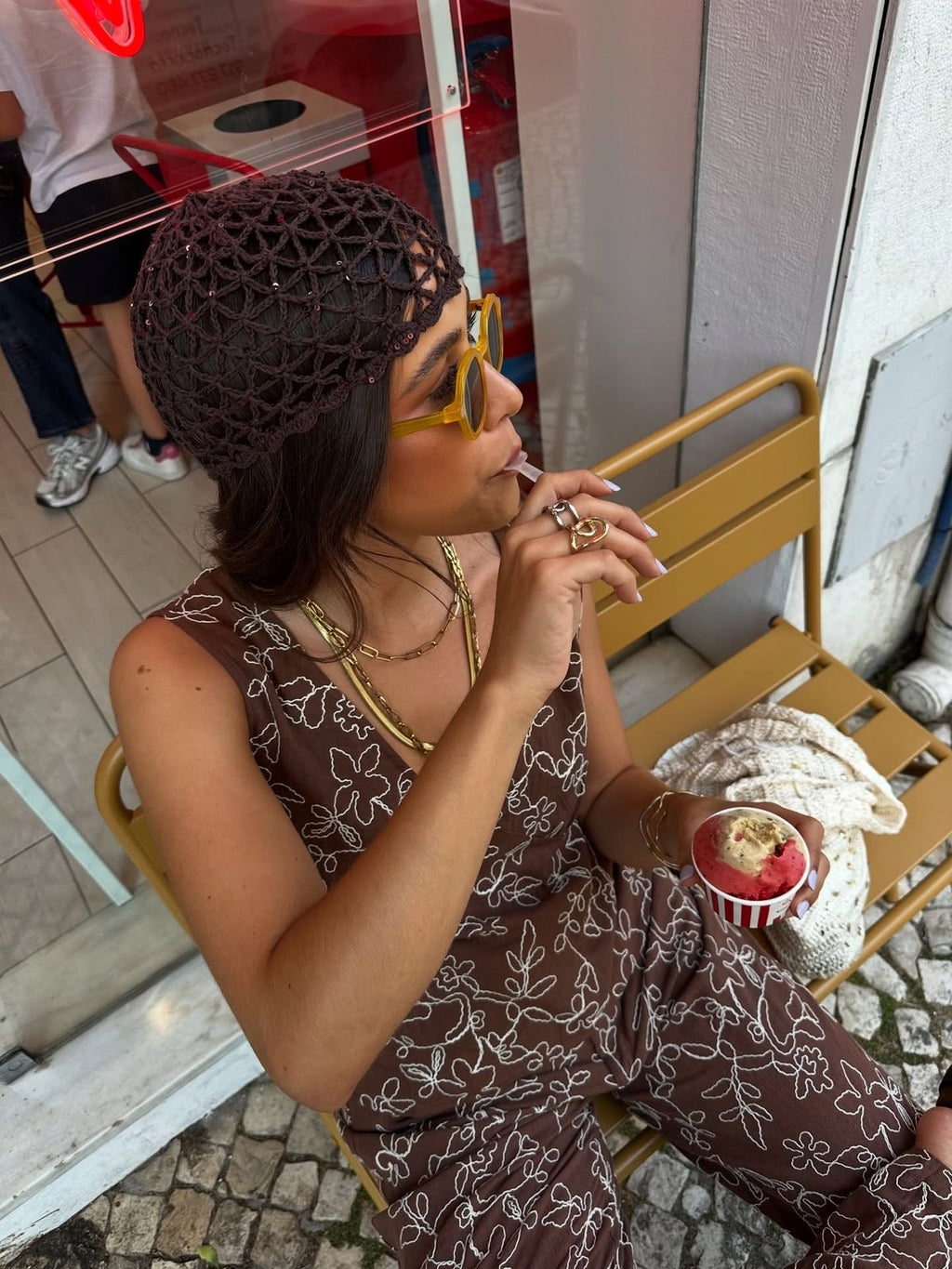 Mesh Cap - Lentejuelas