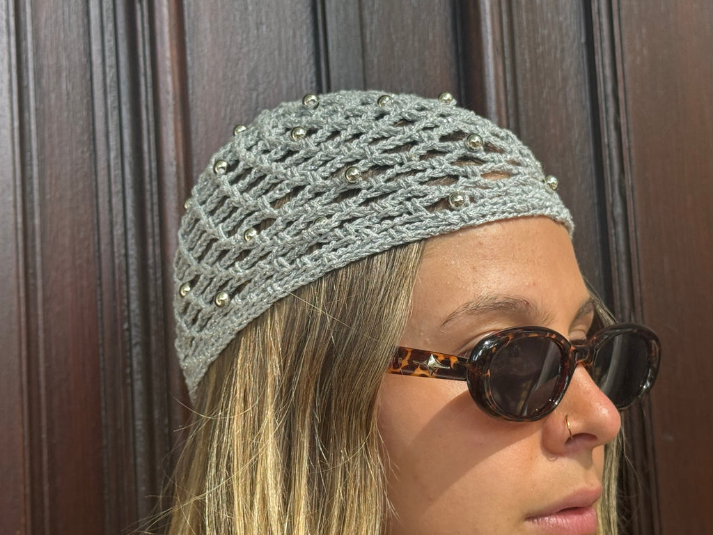 Mesh Cap - con perlas