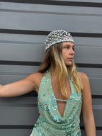 Mesh Cap - con perlas